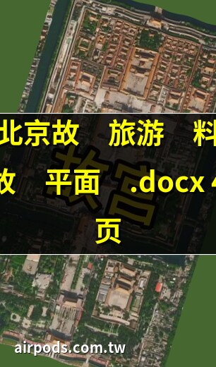 北京紫禁城平面圖