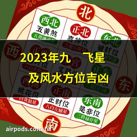 【飛星圖2023】2023 飛星圖風水大破解!飛星圖擺位指南，助你旺運一整年｜2023年風水吉凶方位 九宮方位運勢詳解